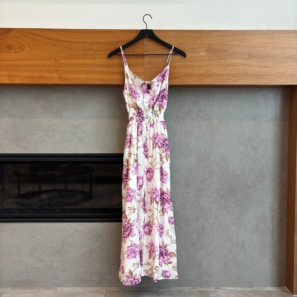 NWOT Abercrombie & Fitch Maxi Floral Dress, Size XS